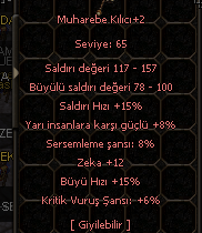 TEKLİF ALIYORUM SURA CANAVARI MUHO