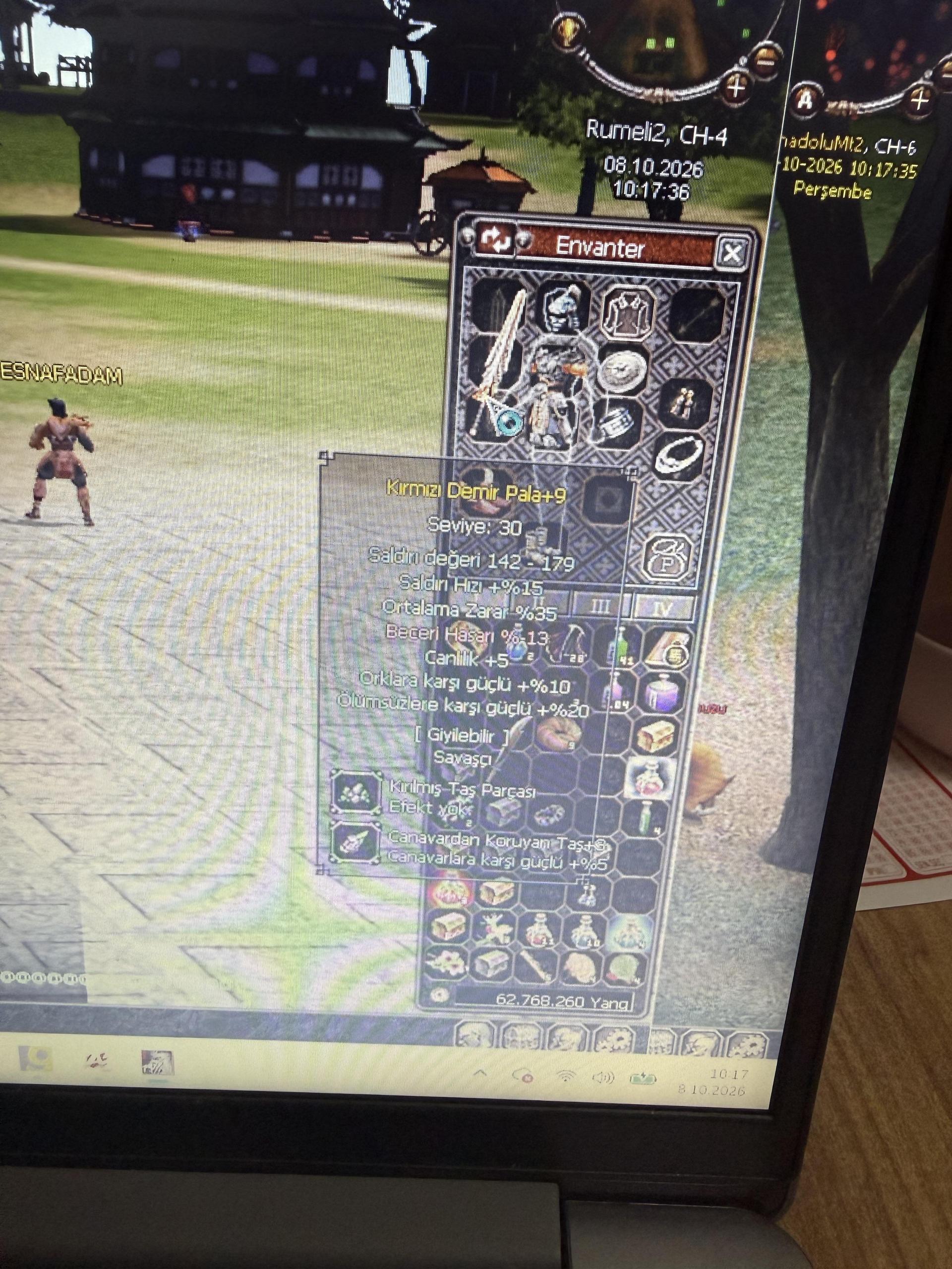 50 lvl bedensel acill ufak pazarlık olur