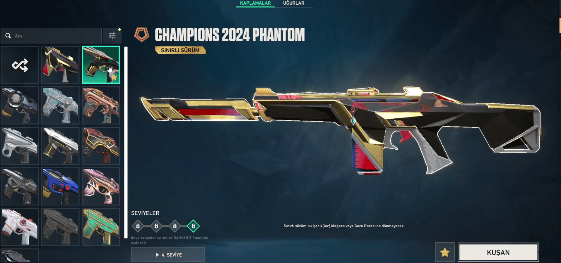 3 ADET CHAMPIONS SET+ VCT BIÇAK VE DAHASI ELMAS 3 HESAP