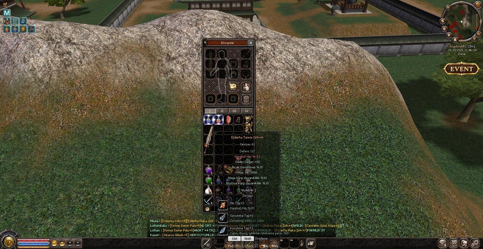 +6 EJDERHA TANRISI ZIRHI FARMLIK