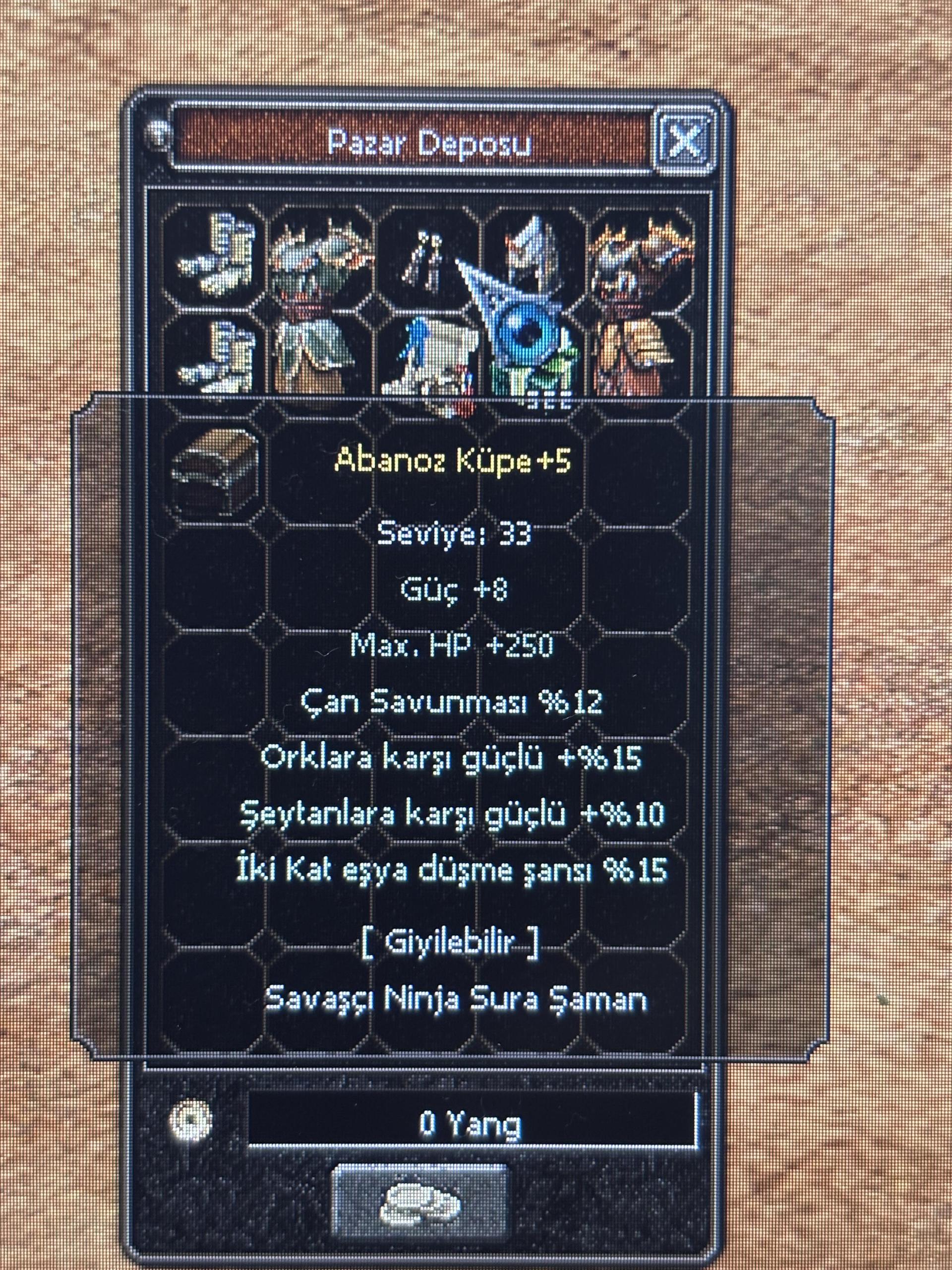 ABANOZ EŞYA ŞEYTAN ORK