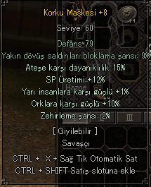 +8 ATEŞLİ KORKU MASKESİ