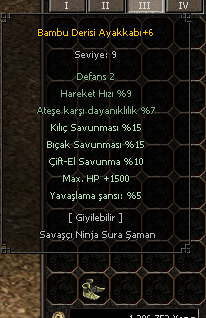 KILIC BICAK CIFTEL 1500 HP AYAKKAABI NADIRLERDEN