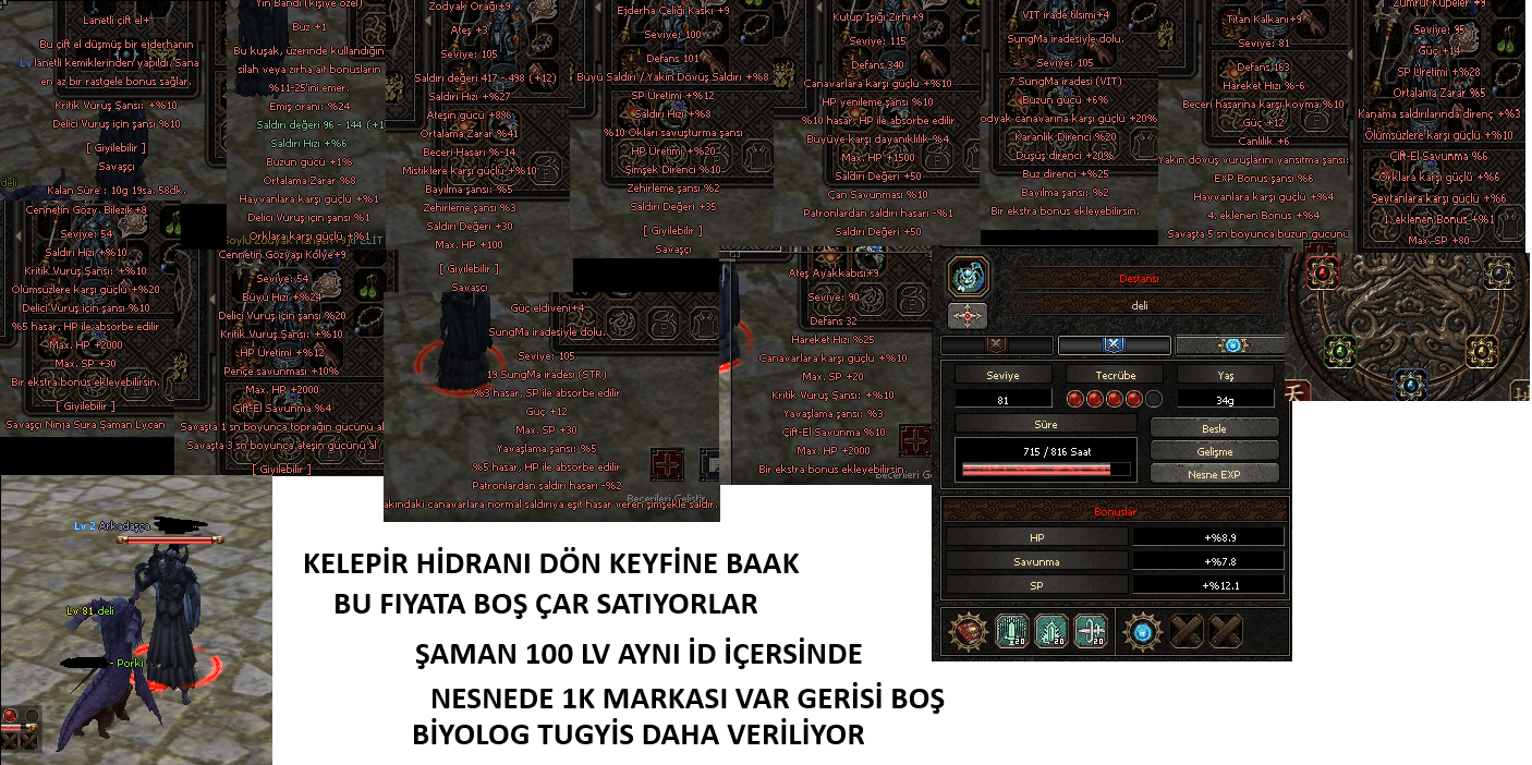 BOŞ ÇAR FİYATINA HIDRA KESEN SAVAŞCI SETUP ŞAMANIYLA