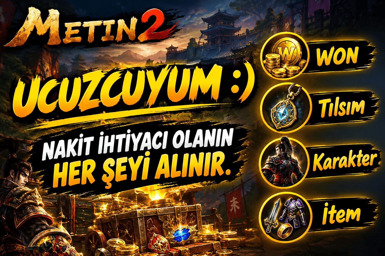 7/24 UCUZCUYUM :) NAKİT İHTİYACI OLANIN HER ŞEYİ ALINIR.