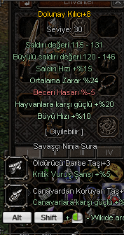 +8 dolu