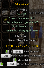 +9 BAKIR KÜPE KENDİLİĞİNDEN 10 GÜÇLÜ