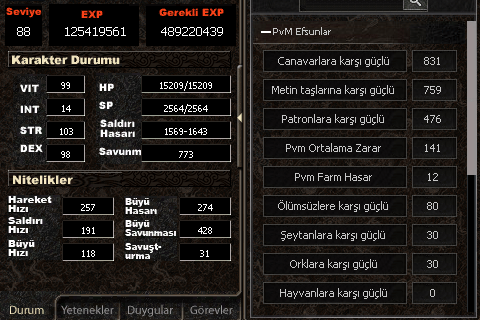 88 LVL FARMLIK SAVAŞÇI
