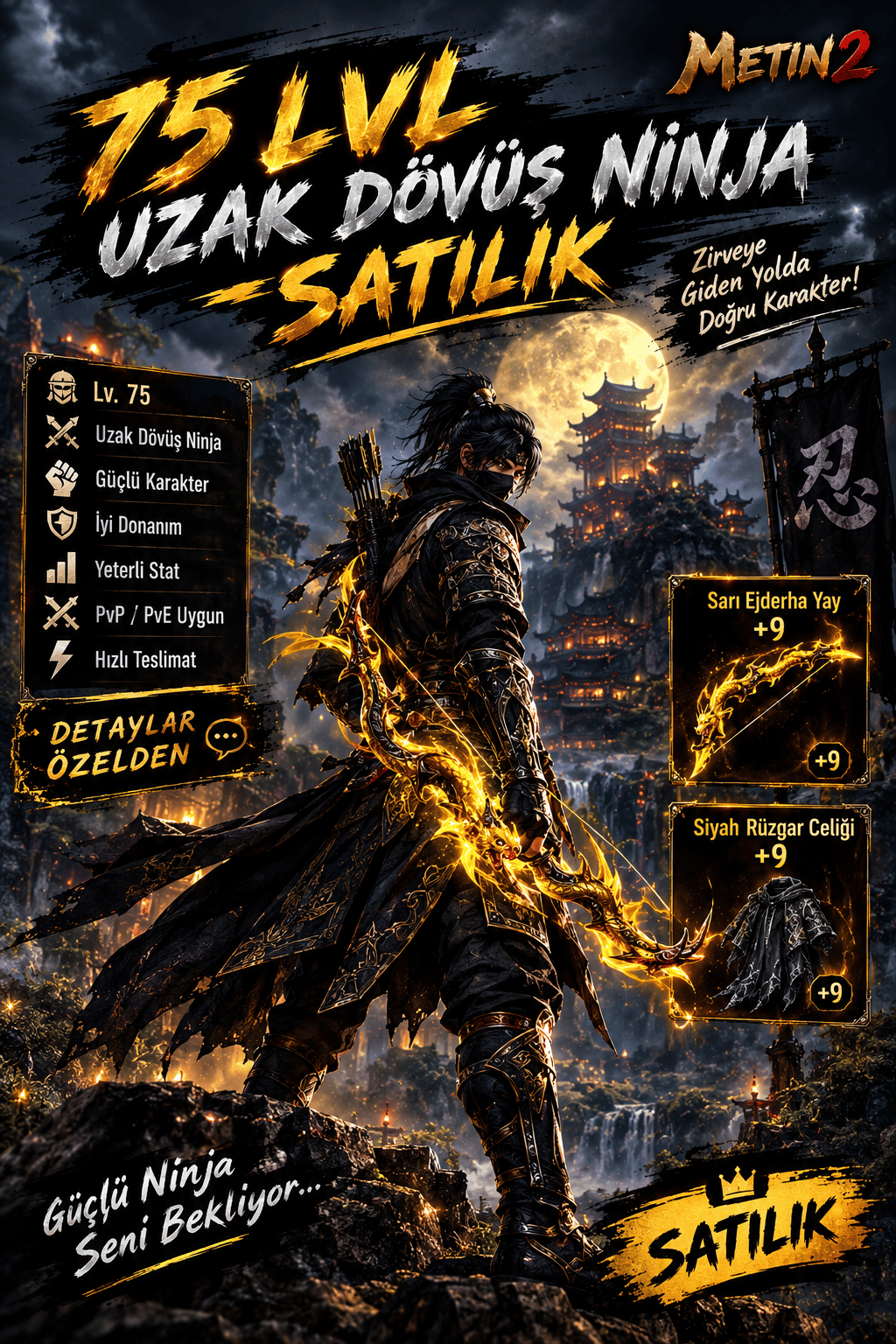 75 LEVEL İLHAM P HAZIR OKCU