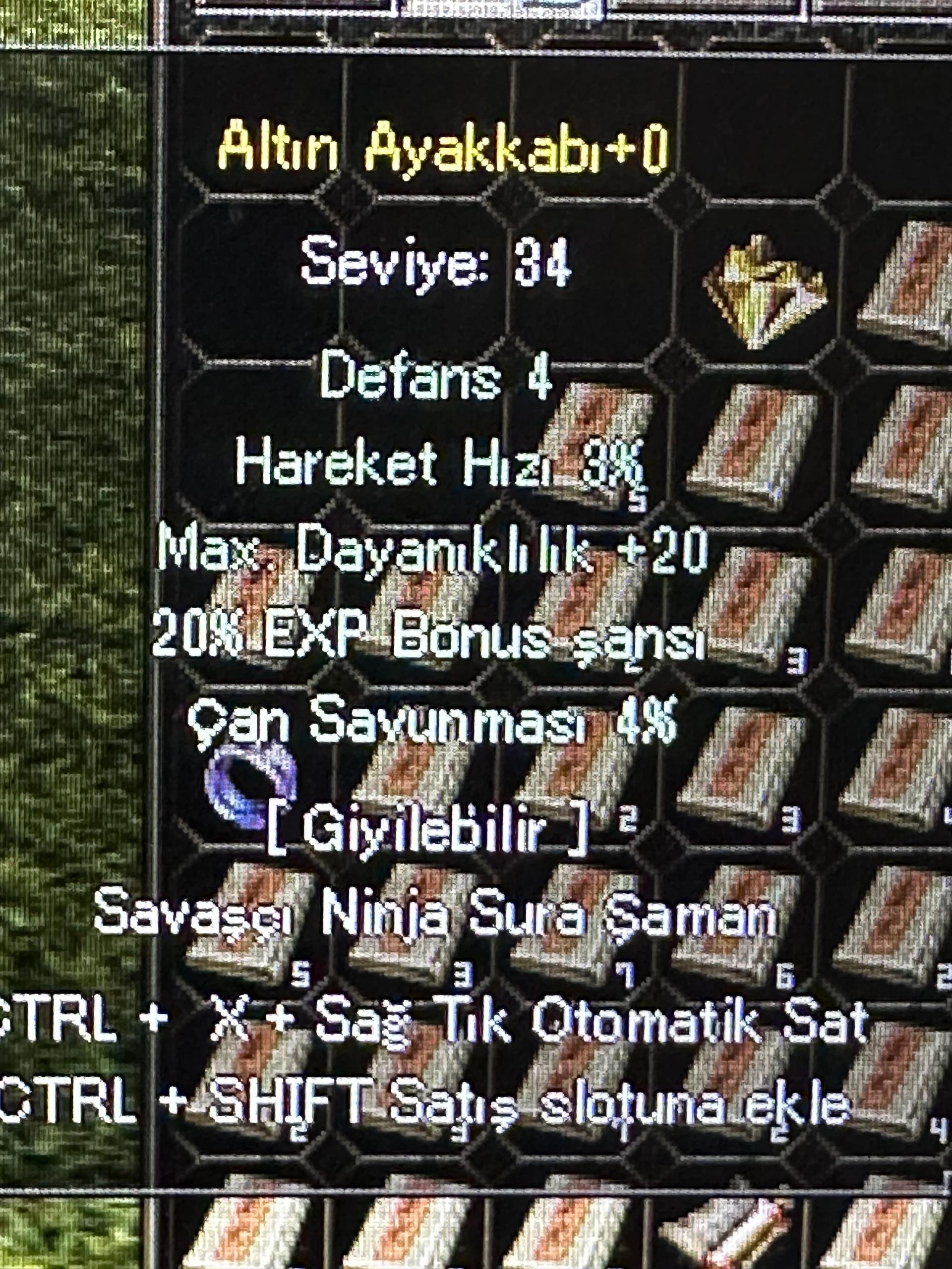 20 exp Altın Ayakkabı