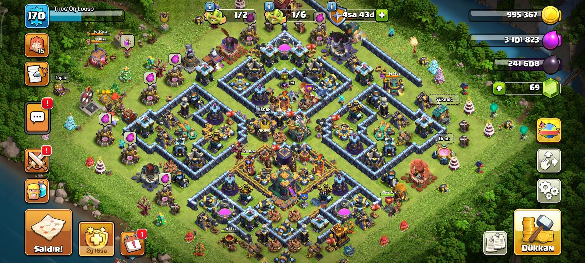 Clash of clans satılık hesap bb14
