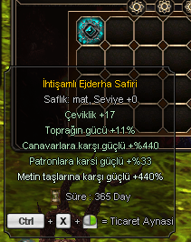 İHTİŞAMLI EJDERHA SAFİRİ -- TEKLİF ATIN