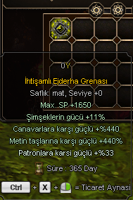 İHTİŞAMLI EJDERHA GRENASI -- TEKLİF ATIN