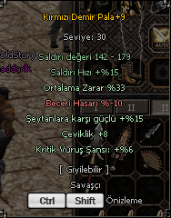 +9 33ORT 6 KRİT 6 ÇEVİKLİK KDP