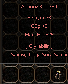 ABANOZ KÜPE +0