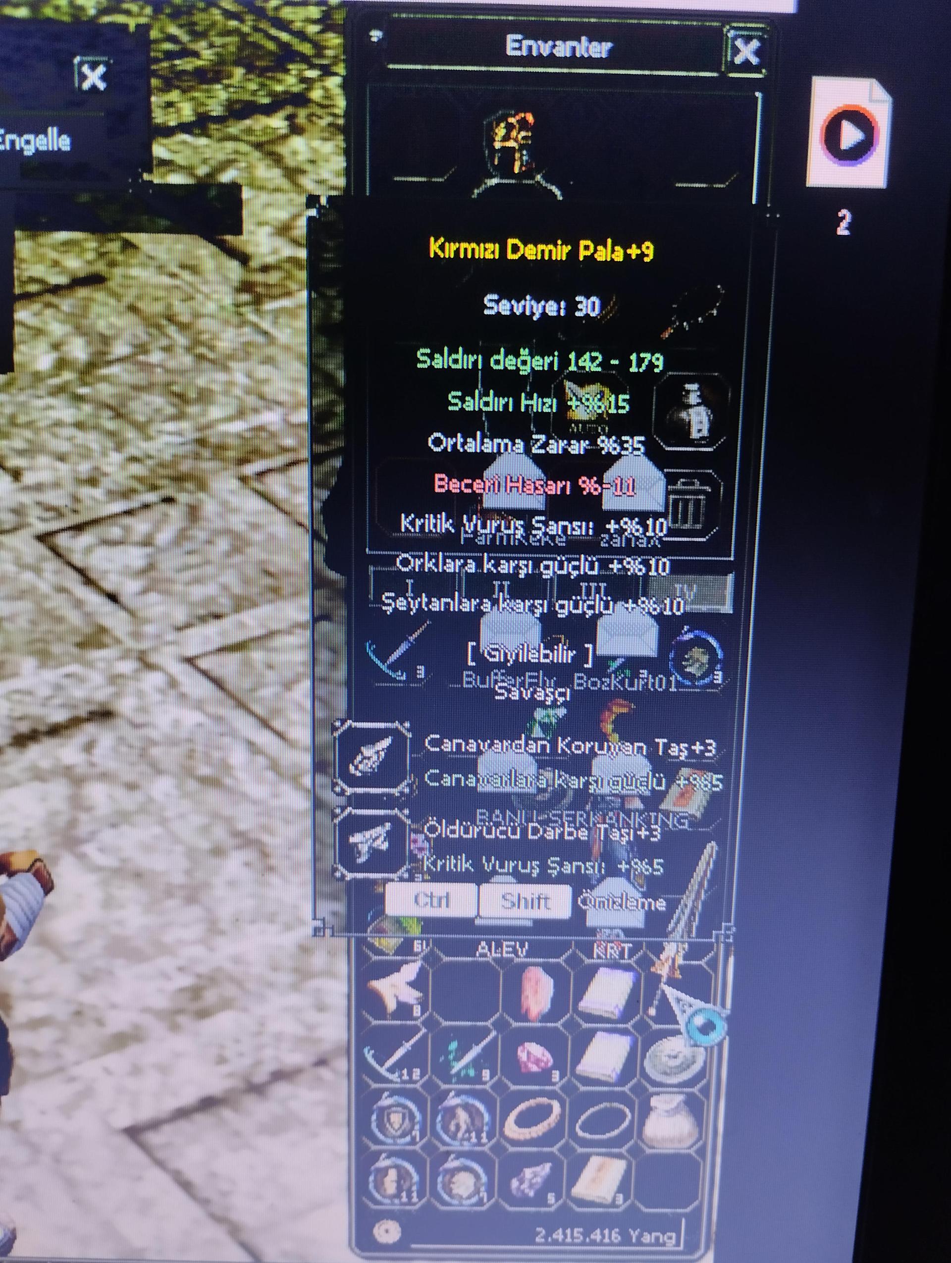 +9 KDP 35 ORT 10 KRİT TAŞLI