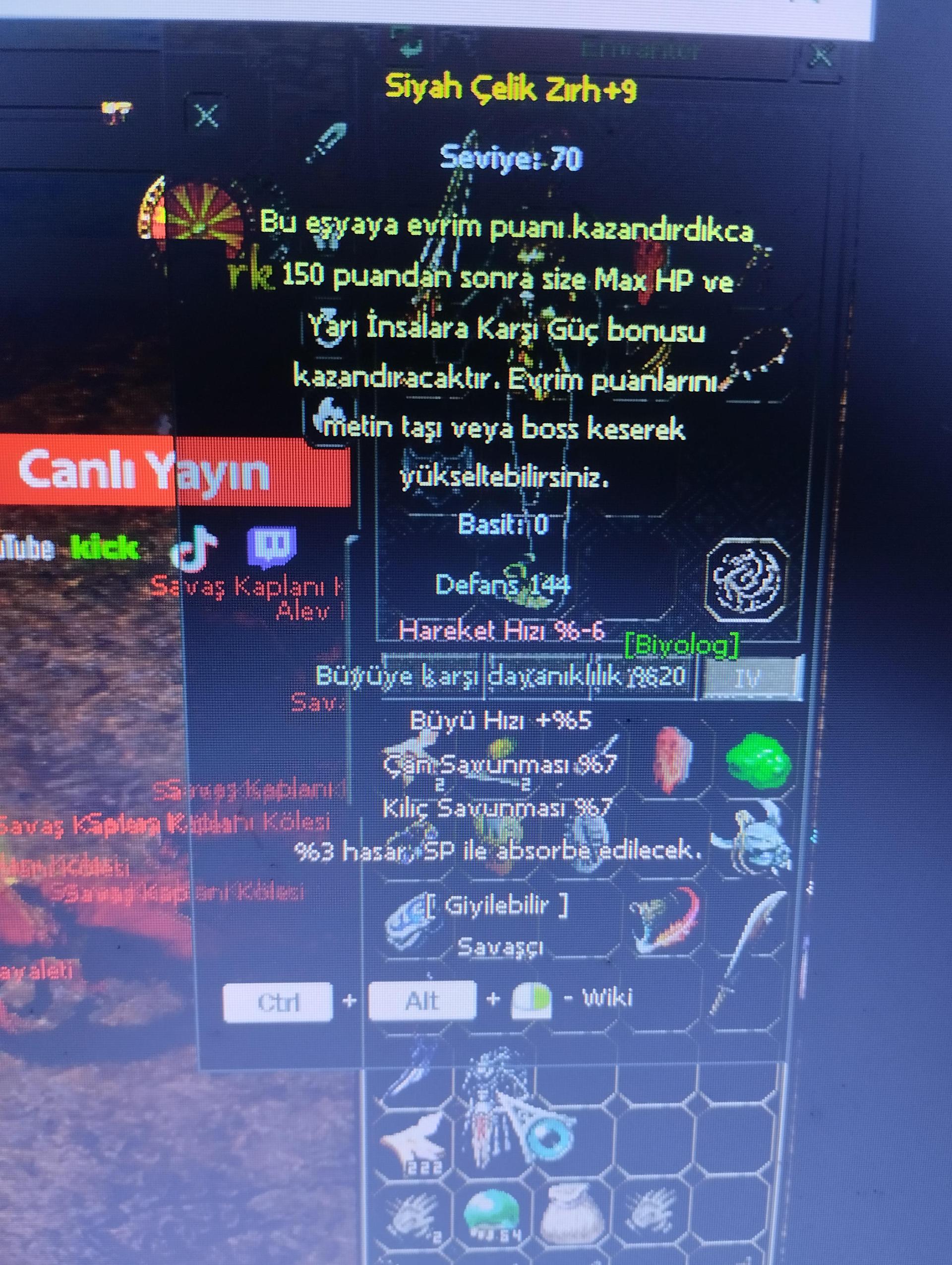 +9 SİYAH ÇELİK