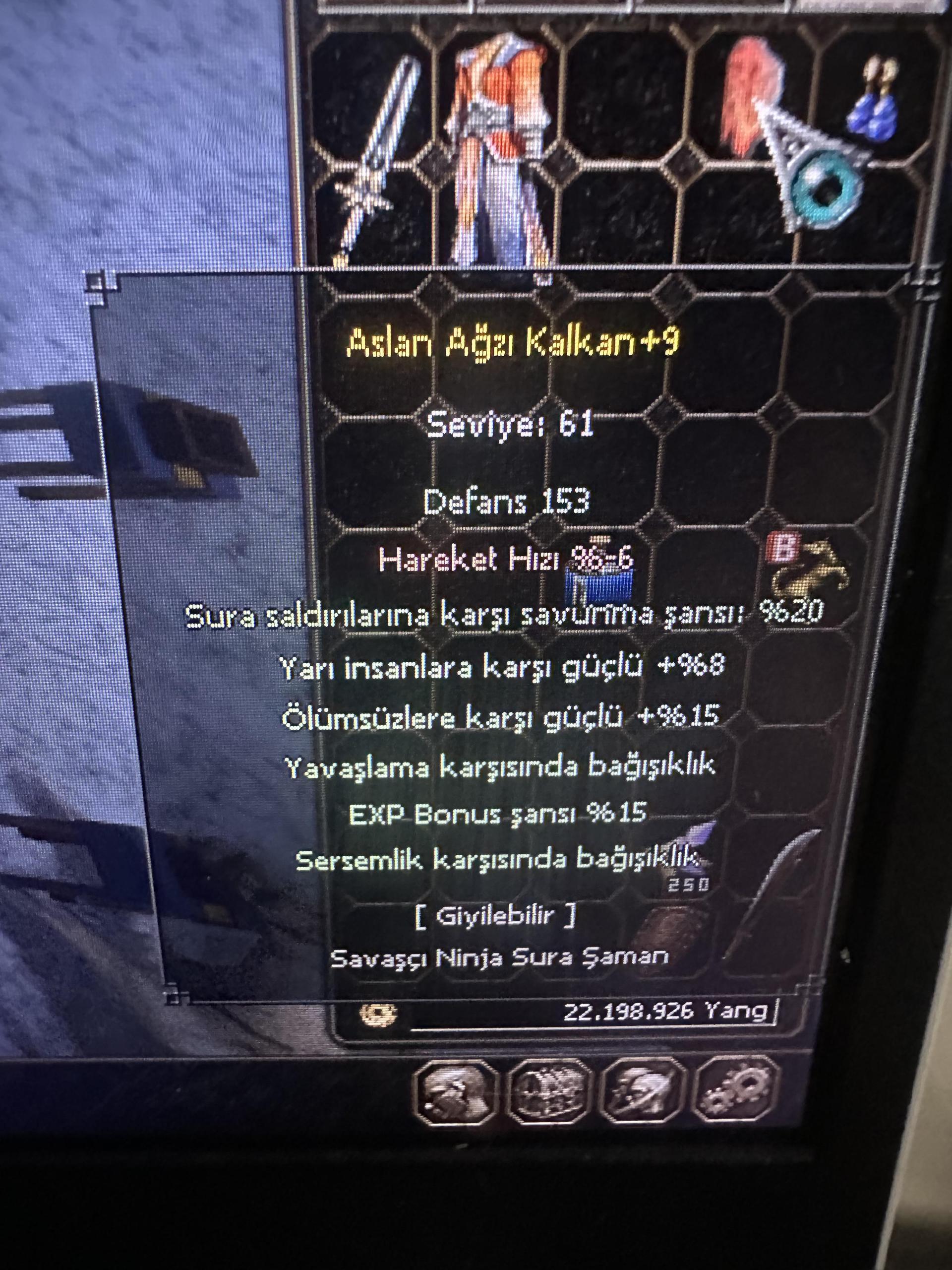 Aslan ağzı kalkan vslik +9