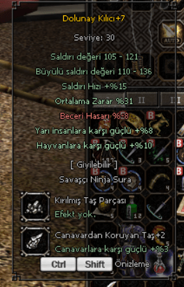 31 ort 8 yarı dolu +7