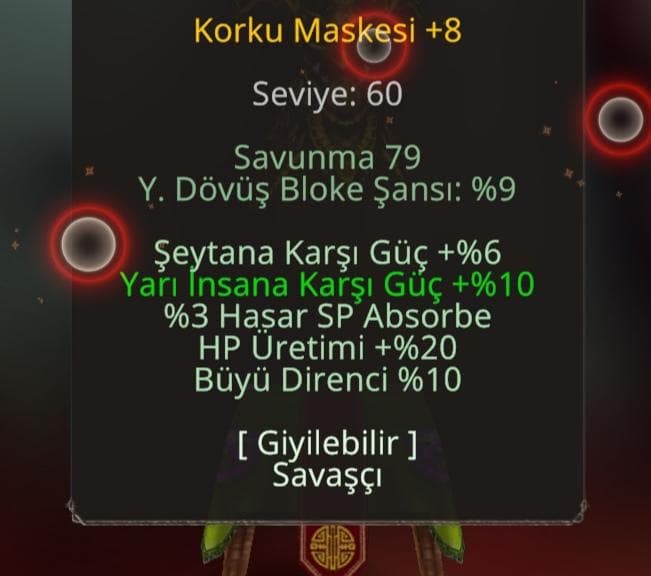 Ucuz +8  korku  650 TL
