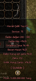 +9 BECERİLİ HAVALI ÇELİK YAY PARAM OLSADA BEN ALSAM