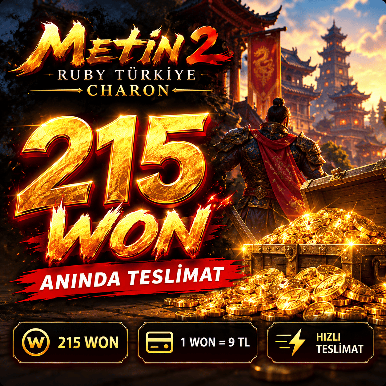 🔥 Ruby Charon 215 Won | 9 TL/Won | Hızlı Teslimat