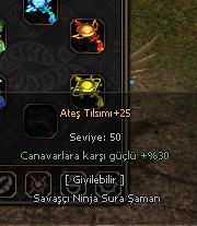 Ateş Tılsımı +25