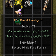 Ruh Kristali Bilekliği +9