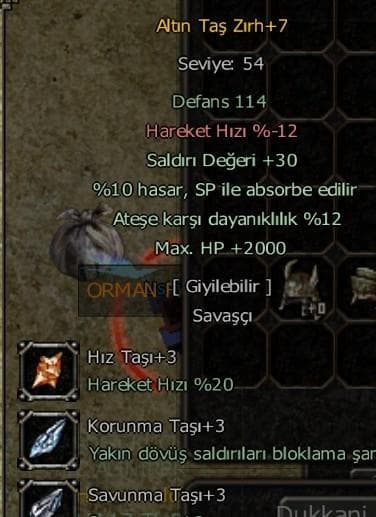 +9 abo +9 şahin +9 kolye +9 ayakkabı+8 korku kask +9 dolu