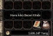 25 Adet Hava BK anında teslimat