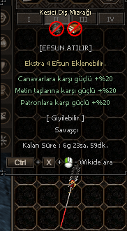 7 Günlük Kesici Diş Mızrağı