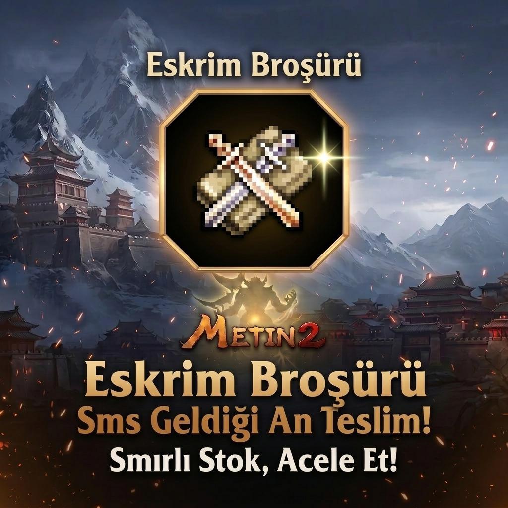 20 Adet Eskrim Broşürü
