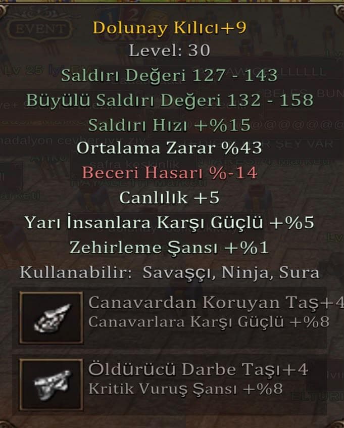 SERVERİN EN İYİ ORTAMALI +9 DOLUNAYI
