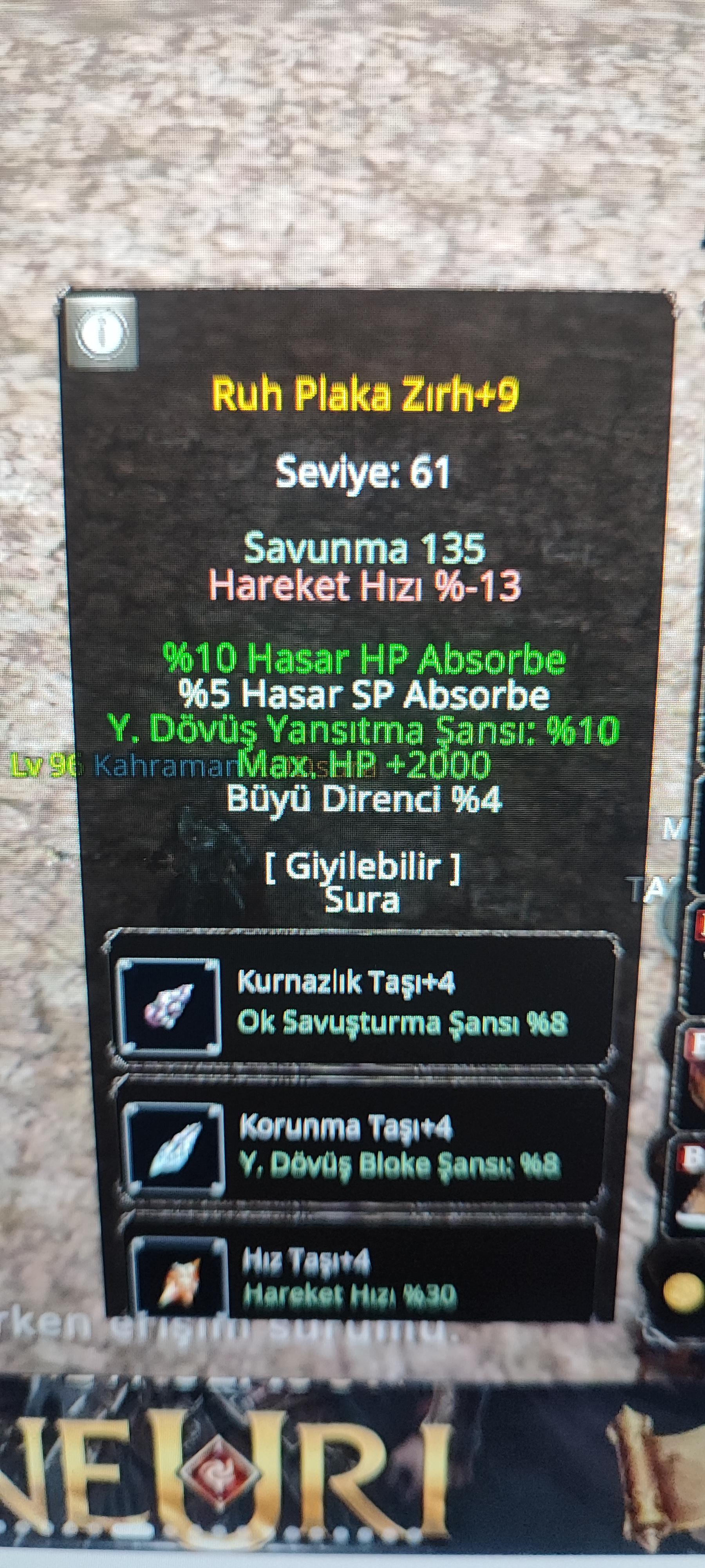 Sürgünlük itemler