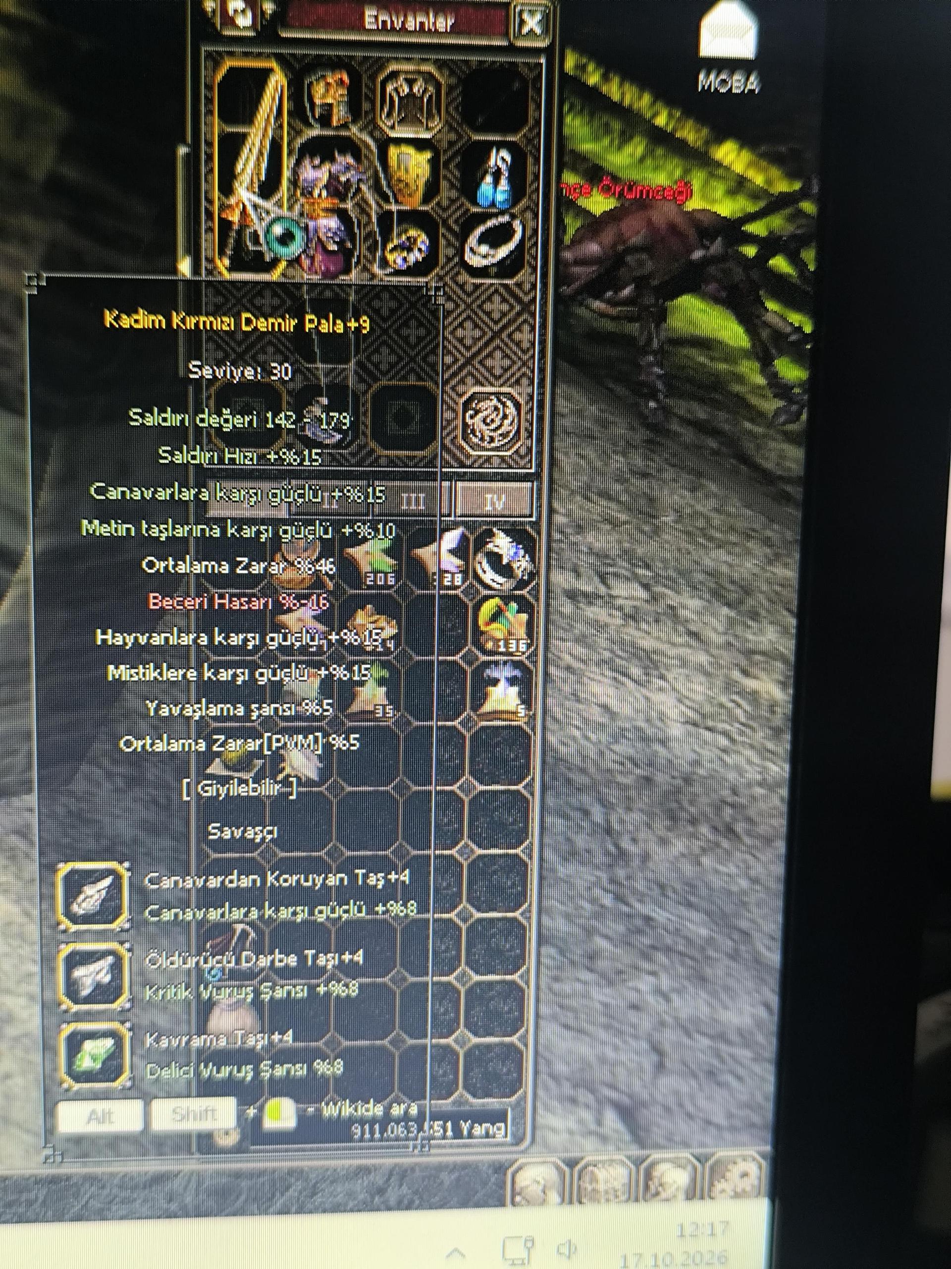 KADİMLİ İTEMLİ 65 LVL BEDAVA HESAP