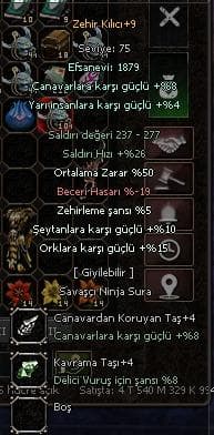 +9 ZEHİR 50 ORT 3 TAŞ
