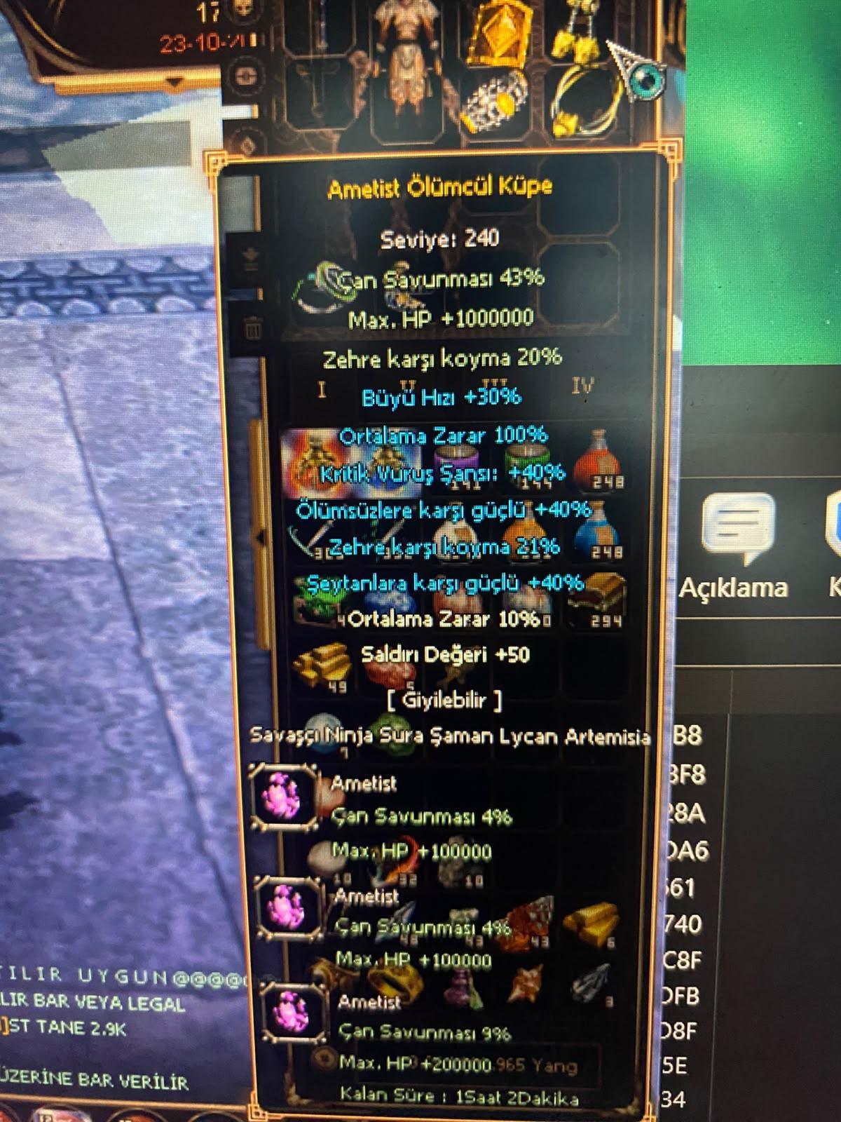 250 LVL VE 250 PETLİ FUL İTEMLİ 500 BAR İÇİNDE HEDİYE 2.5 T HASARLI
