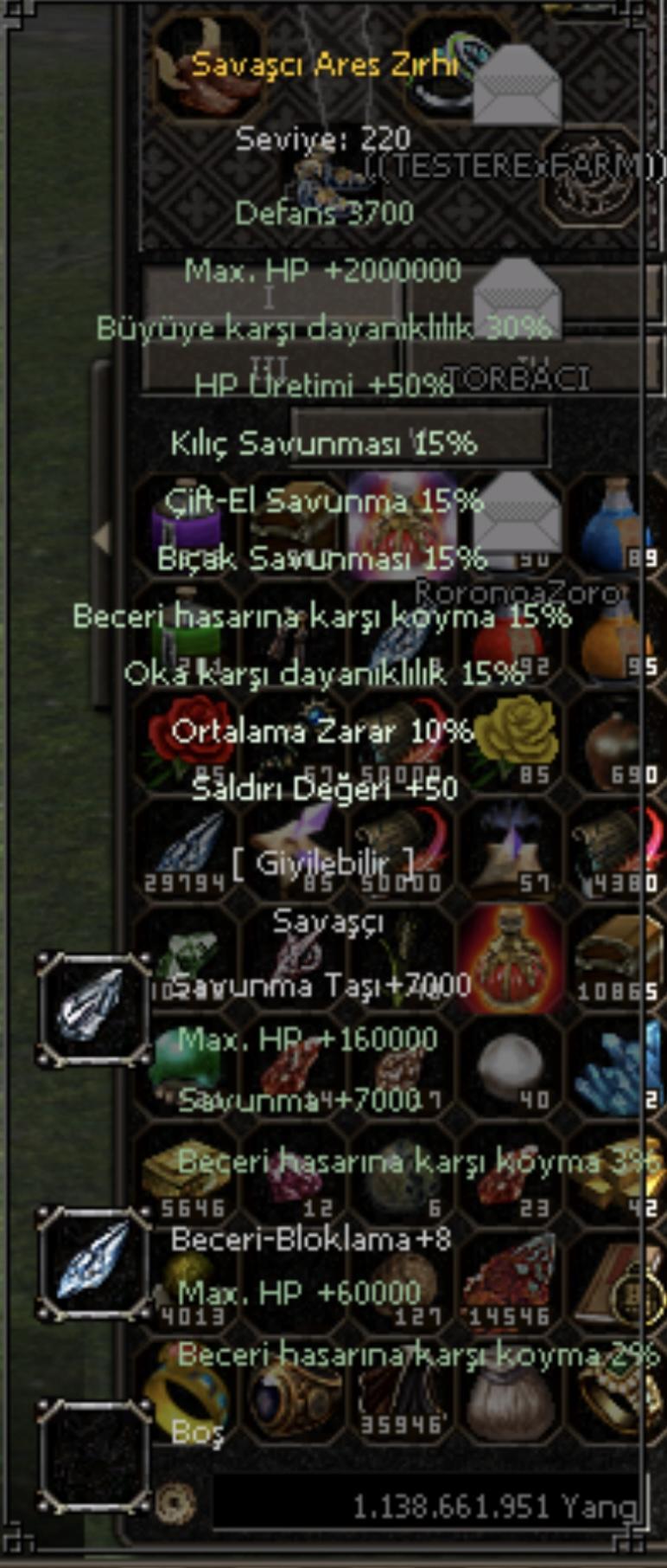 +7000 TAŞLI ZIRH