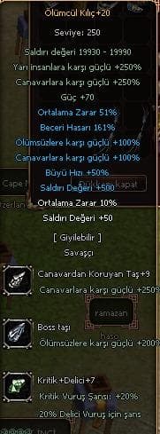 +20 EC KILIÇ 9 TAŞLI OYUN İÇİ PM xYG7