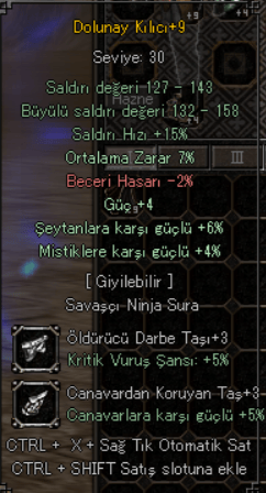 +9 DOLU 3 TAŞLI