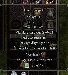 EŞYALI / HAREKET HIZLI/ ÖLÜMSÜZLÜ/ ABANOZ KÜPE