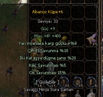 +6 TAM BİR FARM CANAVARI ABANOZ