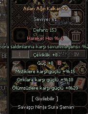 +9 ASLAN AĞIZI KALKAN teklif