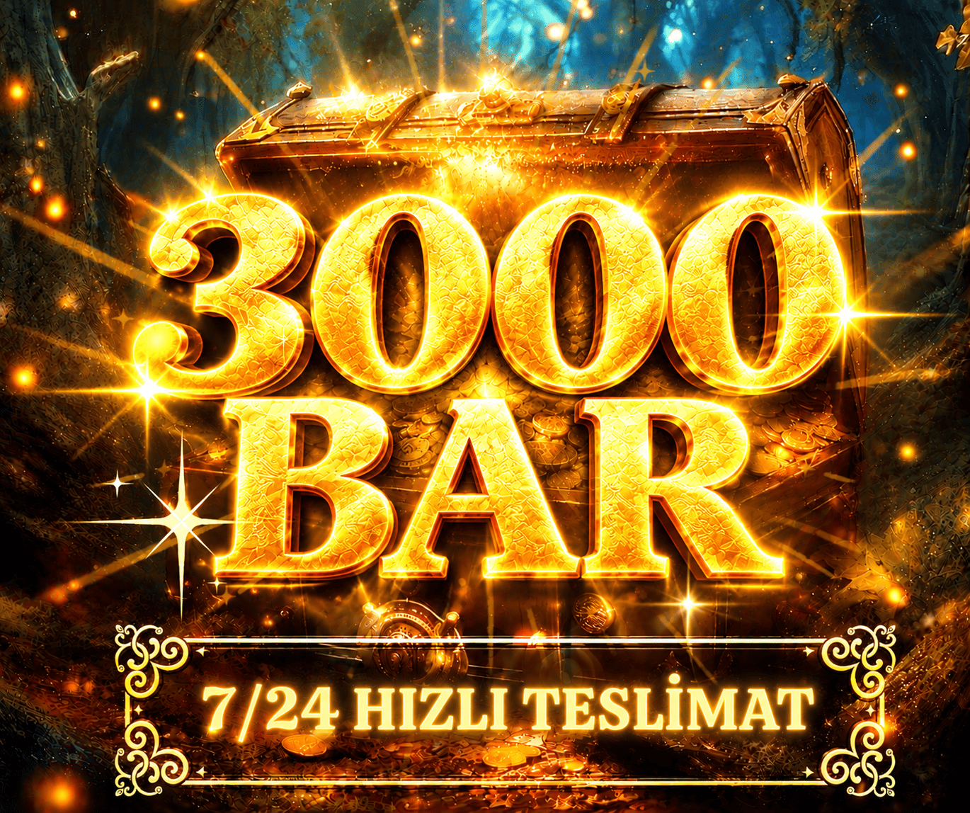 3000 BAR HEMEN TESLİM