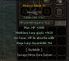 Abanoz Bilezik +5