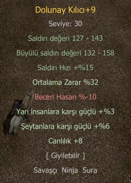 +9 DOLUNAY (32 ORT İLK DOLU)