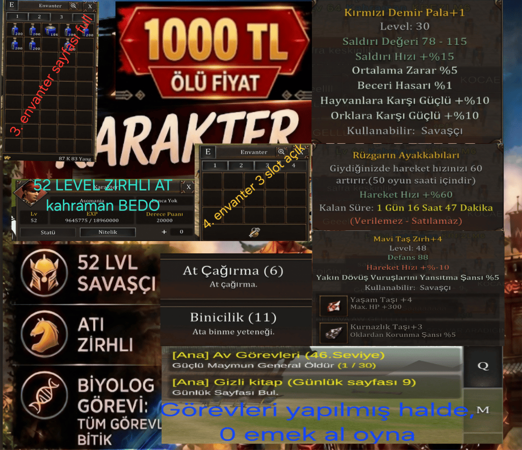 ACİL SATILIK Bu fiyata zırhlı at!?