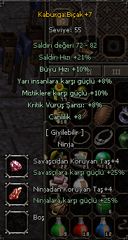 55 3P BIÇAKCI NİNJA