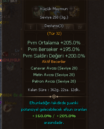 250 LVL TİP 32 PET ONLİNE
