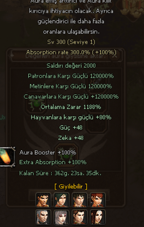 300  EMİŞ   1188  ORT  ELİT  AURA  KIYAFETİ